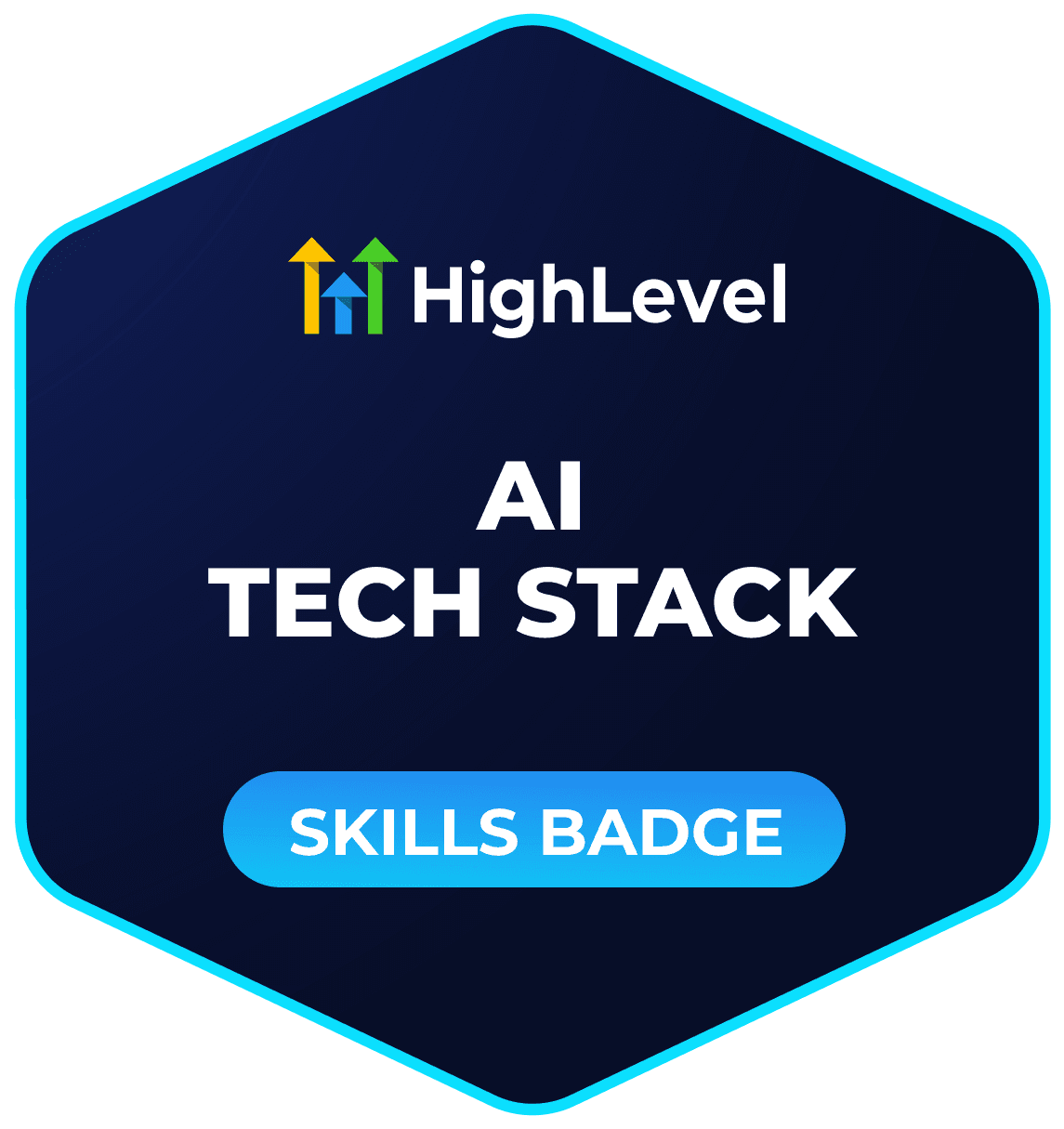HighLevel badge: AI Tech Stack