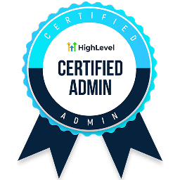 HighLevel badge: Admin