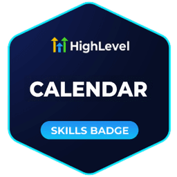 HighLevel badge: Calendar