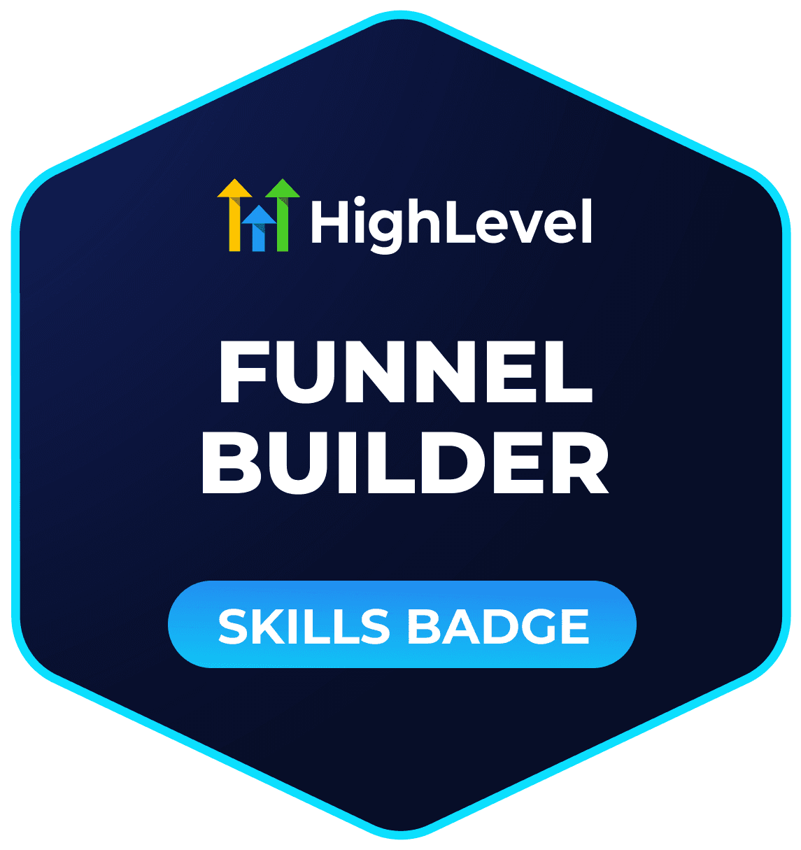 HighLevel badge: Funnel Builder